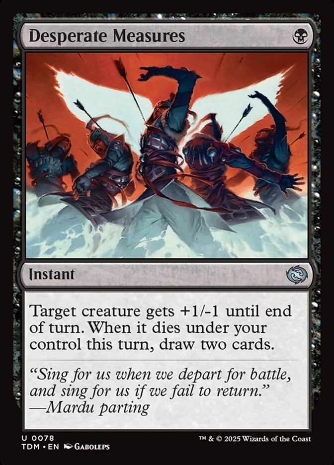 Desperate Measures - Tarkir: Dragonstorm